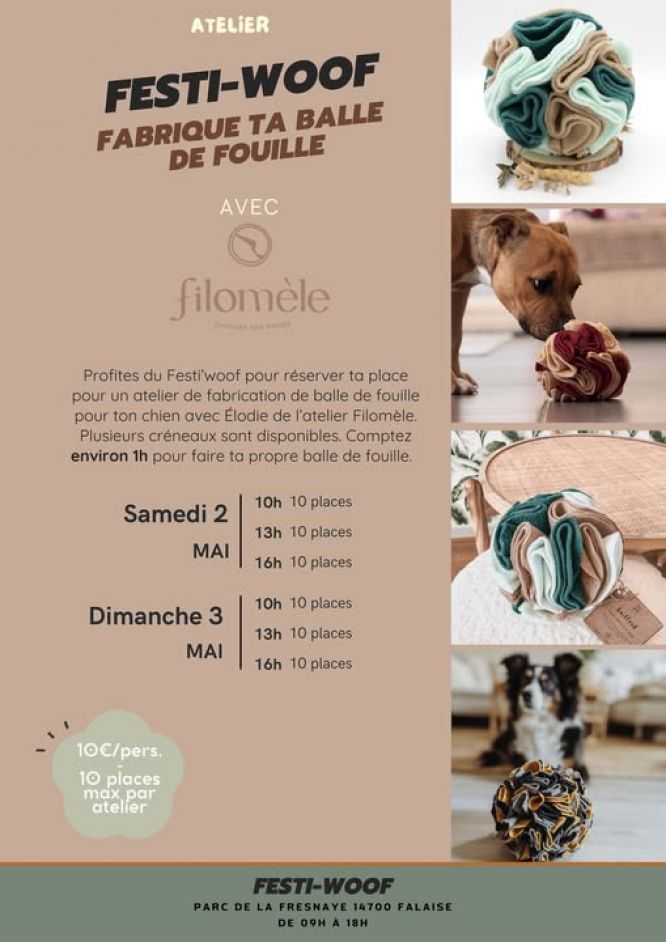 ATELIER: FABRIQUE TA BALLE DE FOUILLE